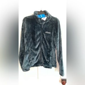 Women’s Columbia full zip jacket. Beech green. Size medium. NWT